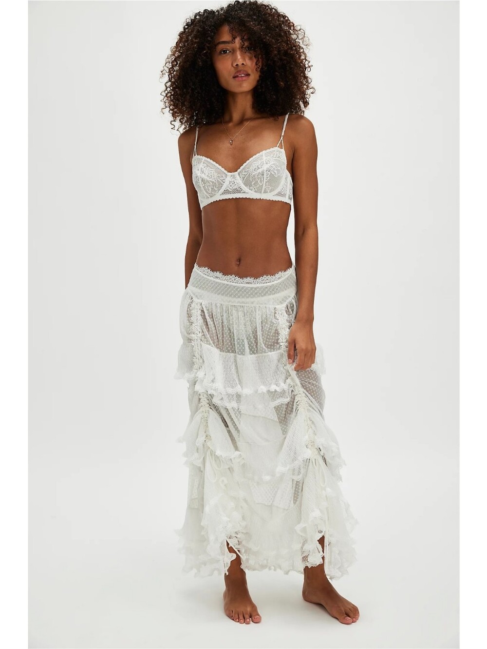Intimately Free People Forever Young Half Slip Maxi Skirt